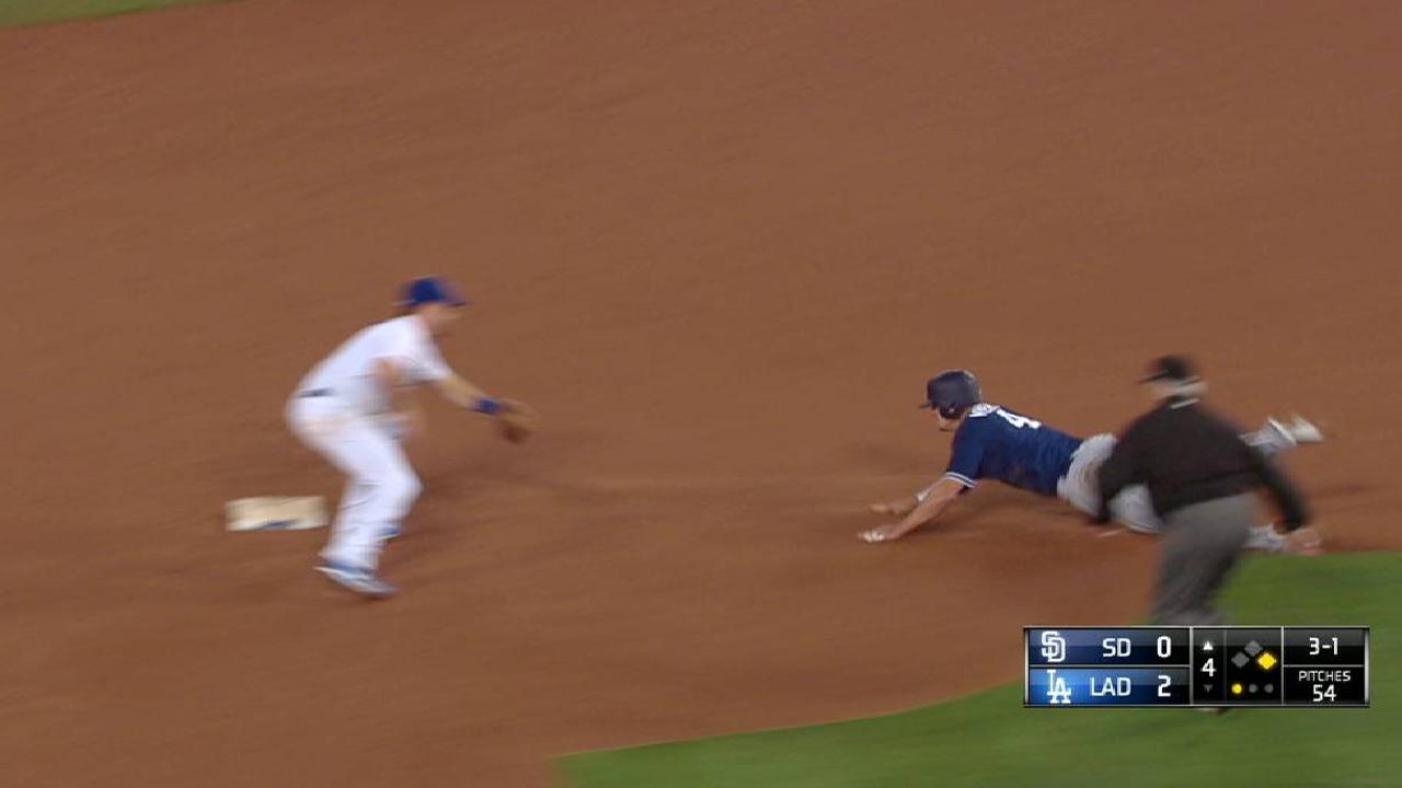 Hill picks off Myers at first