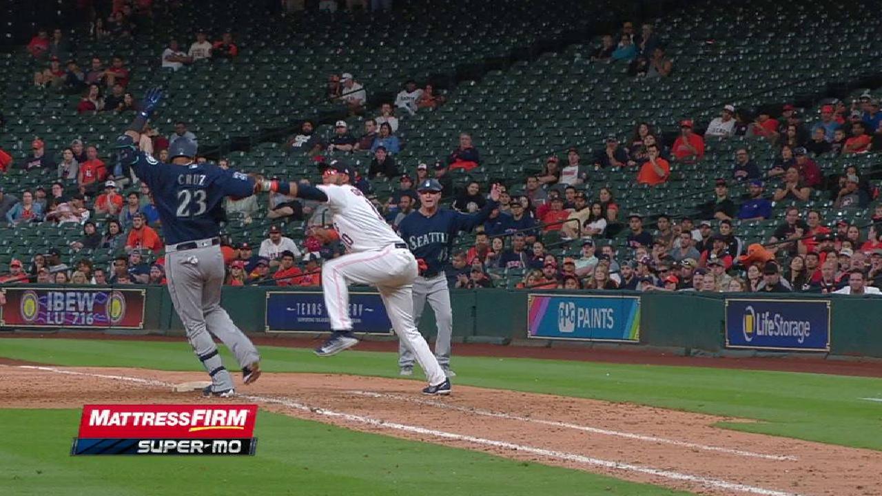 Cruz out at first upon review