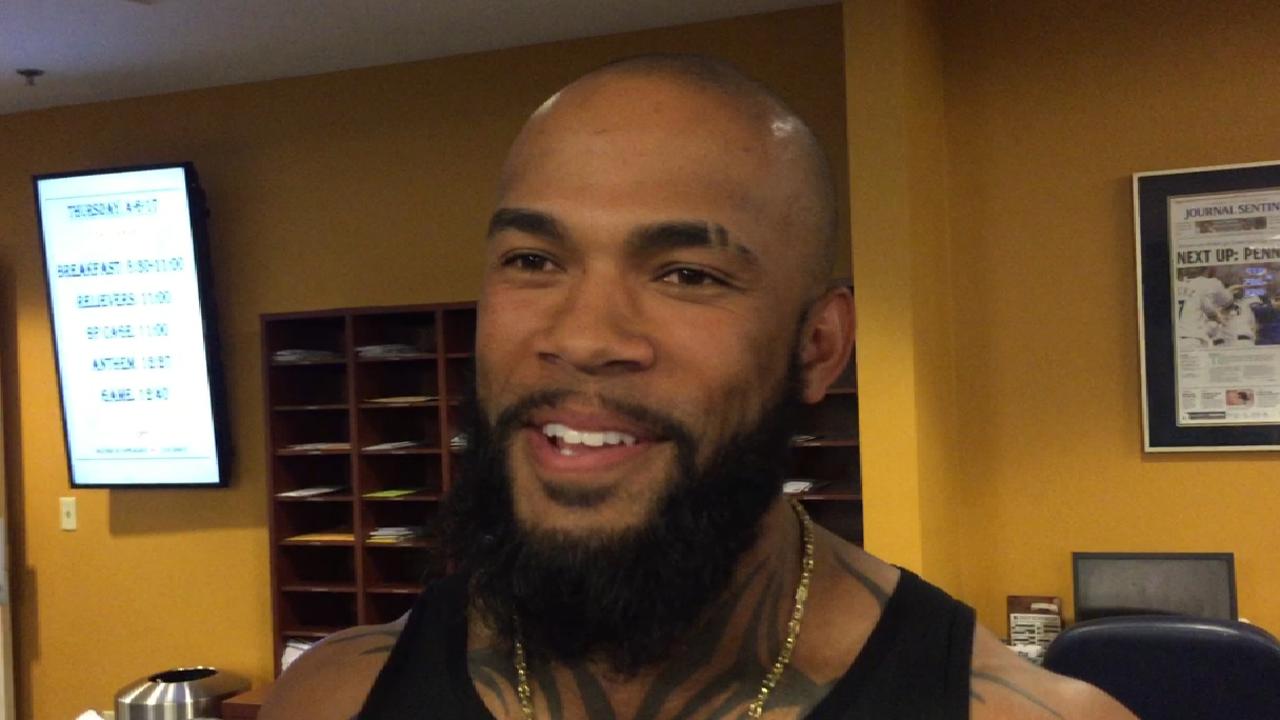 Thames on homer, Brewers' win