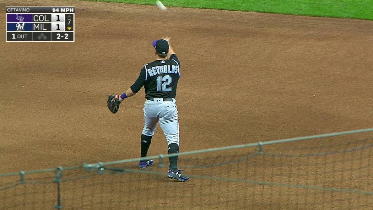Reynolds' diving catch