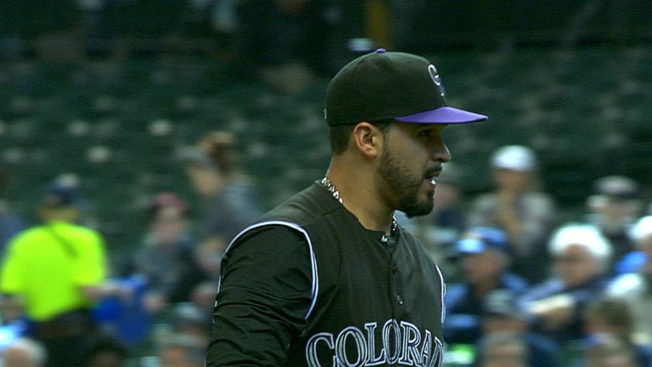 Senzatela K's six in MLB debut