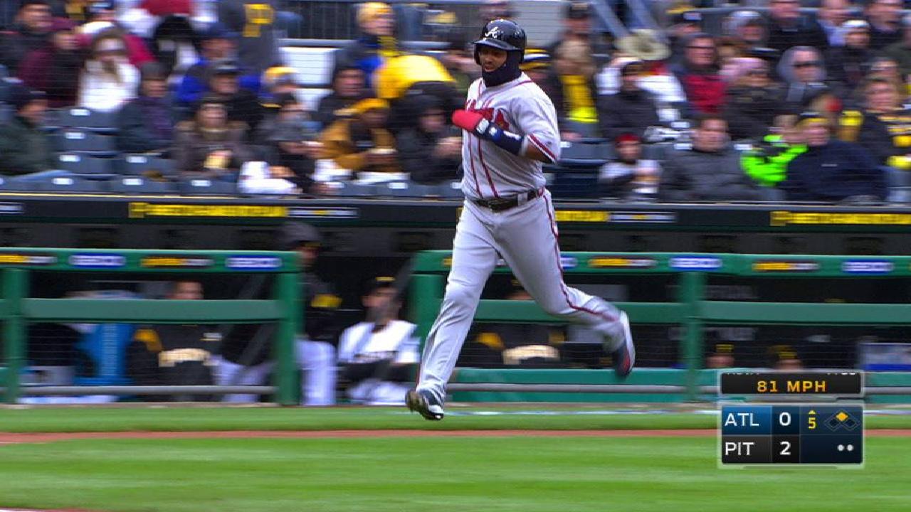 Ender Inciarte, el jardinero central modelo de los Bravos de Atlanta