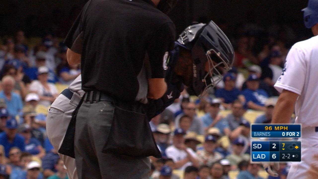 Padres in no rush with Sanchez's head injury
