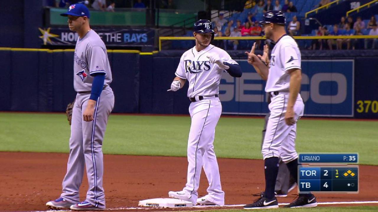 Robertson's first career hit