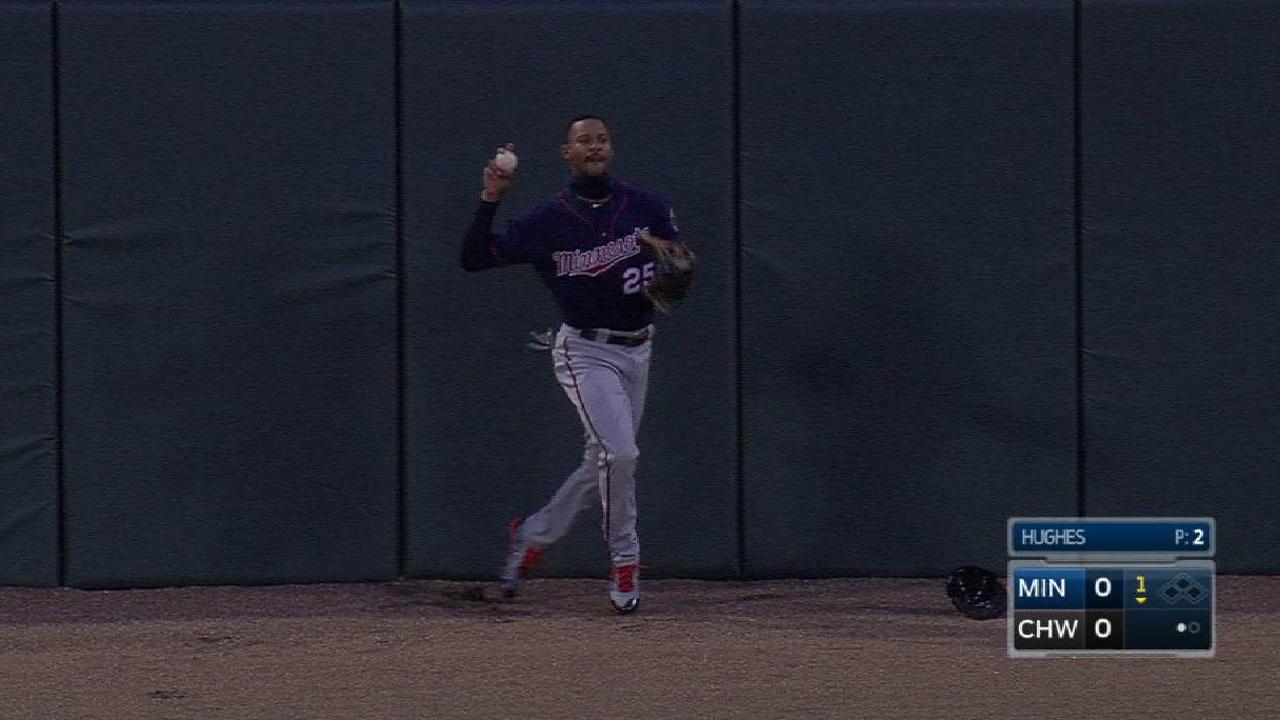 Buxton takes away extra-base hit