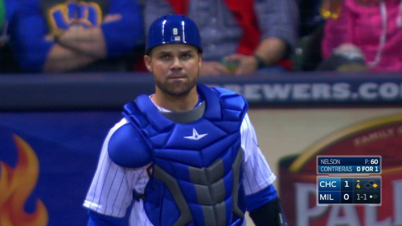 Pina's throw gets Heyward