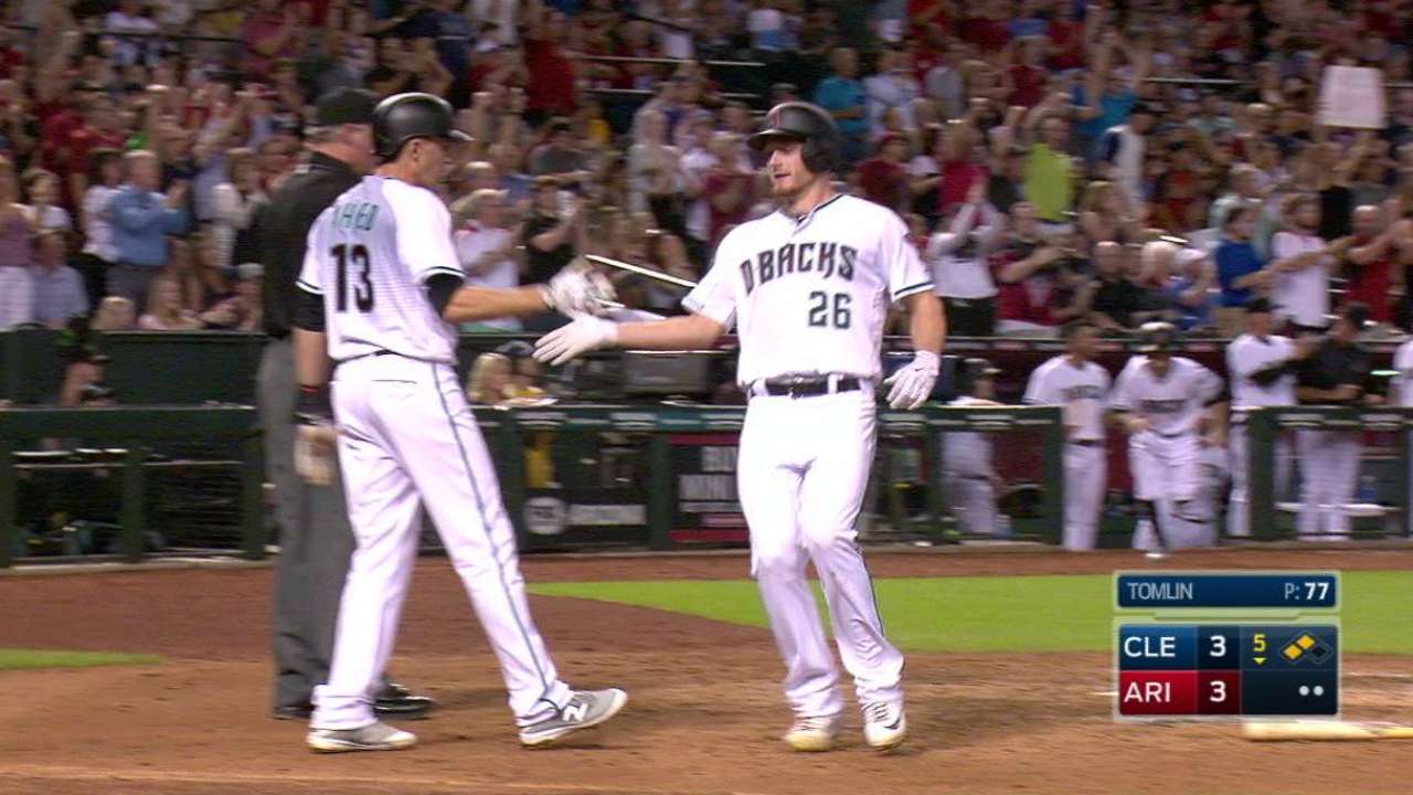 Diamondbacks vuelven a remontar para doblegar a los Indios