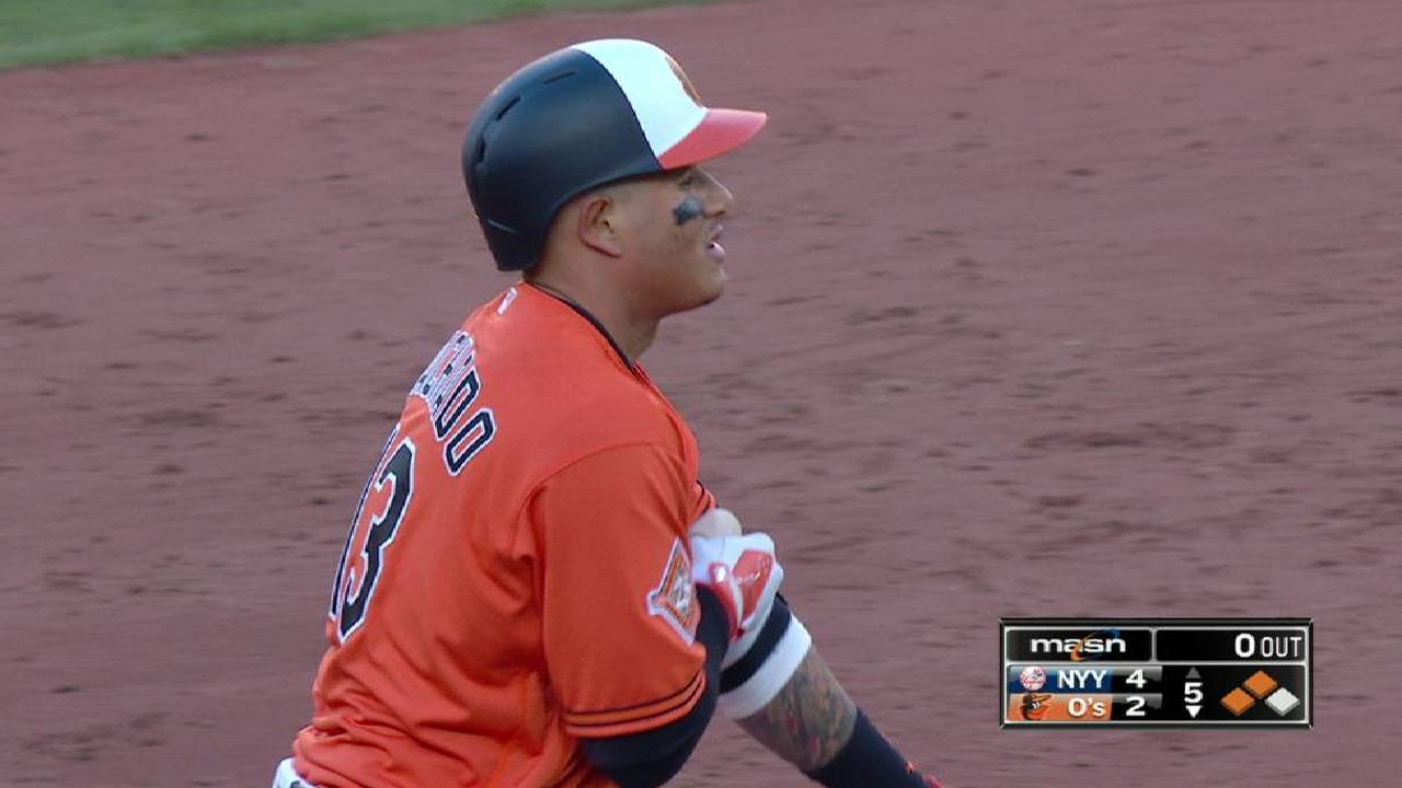 Orioles vuelven a venir de atrás para derrotar a Yankees