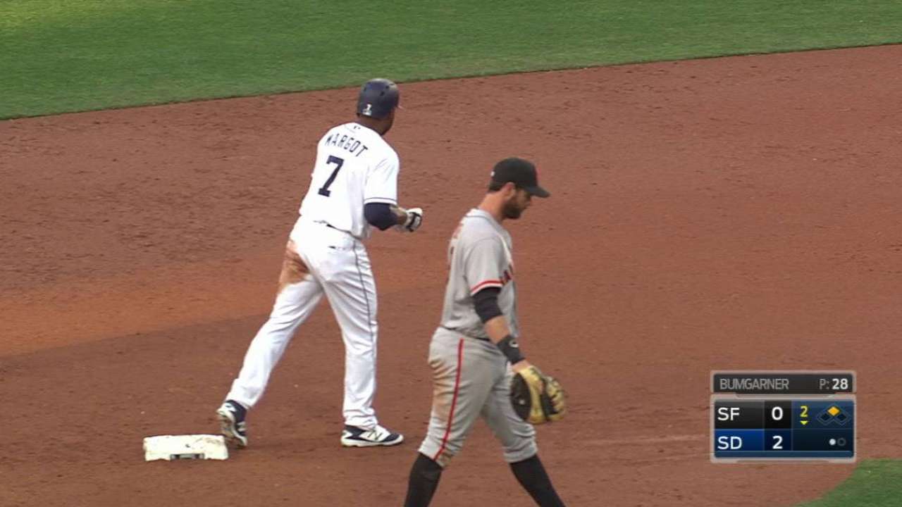 Margot, Chacín lideran a Padres ante Bumgarner, Gigantes