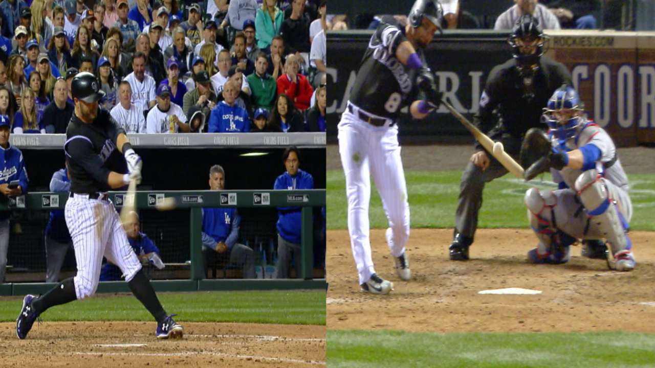 Rockies savor big night against Dodgers' ace
