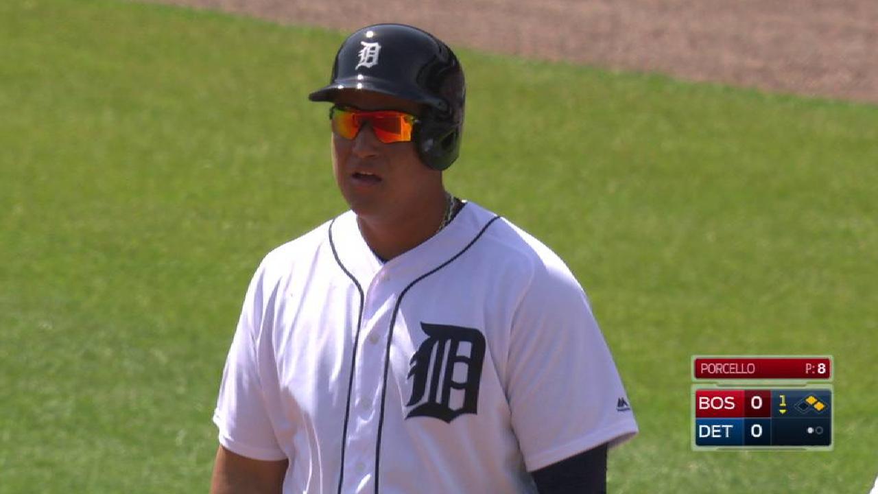 Cabrera's first hit