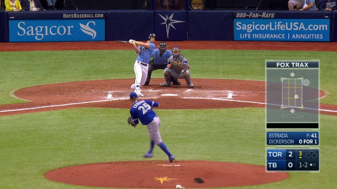 Dickerson's solo homer