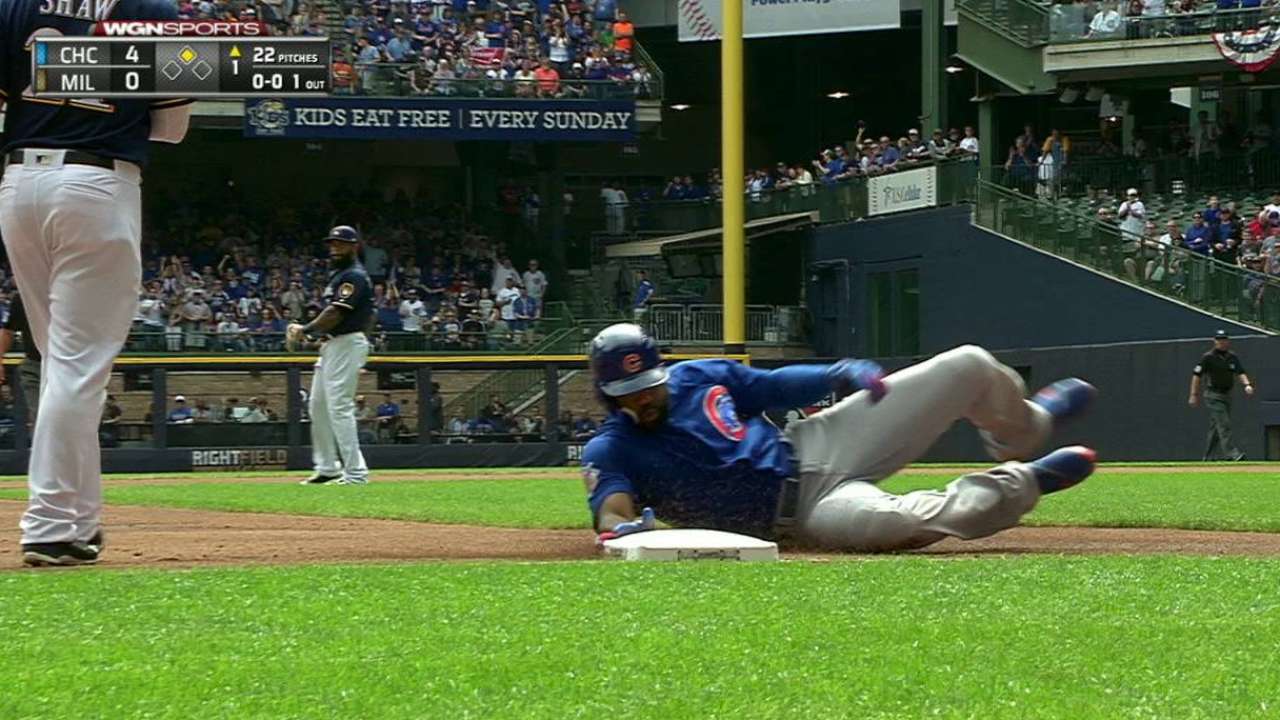 Schwarber y Zobrist jonronearon en triunfo de los Cachorros
