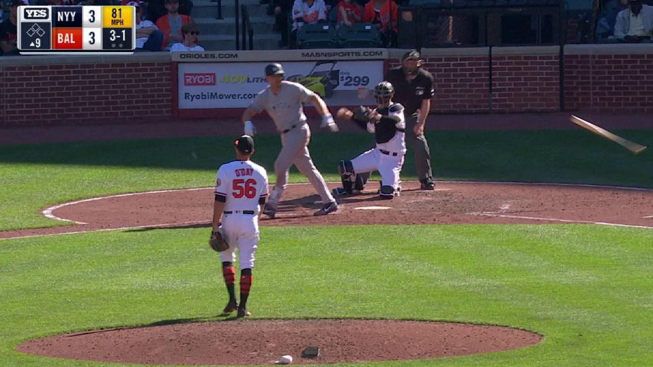 Holliday draws his fifth walk