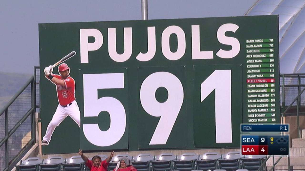 Pujols' solo smash
