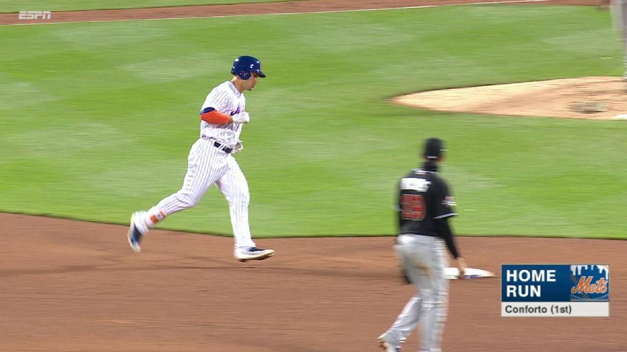 Mets evitan barrida en casa ante Marlins detrás de Thor, jonrones