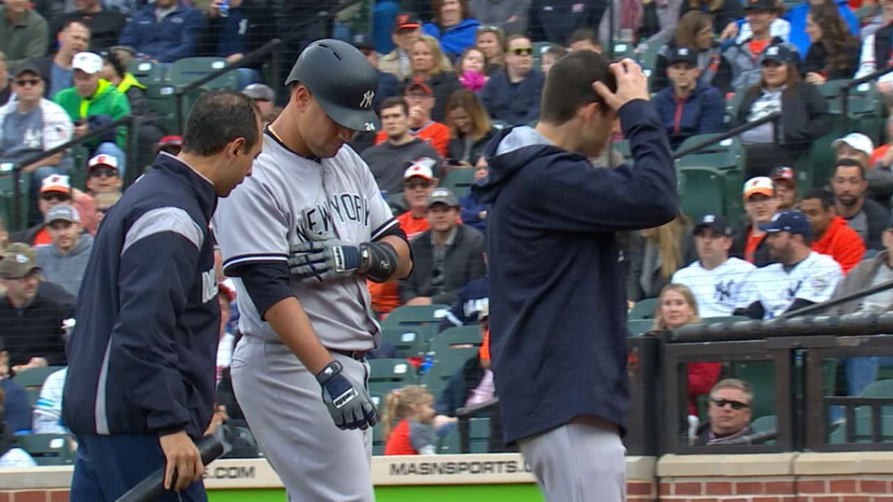 Sanchez out 4 weeks; Yanks hopeful about Bird