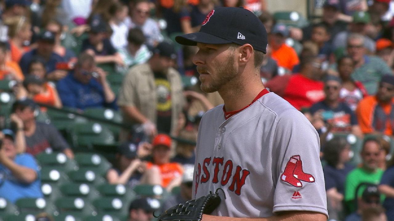 Joya de Chris Sale no evitó derrota de Medias Rojas ante Tigres