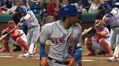 Yoenis Cespedes hits 3 HRs, Matt Harvey injured as Mets batter Phillies