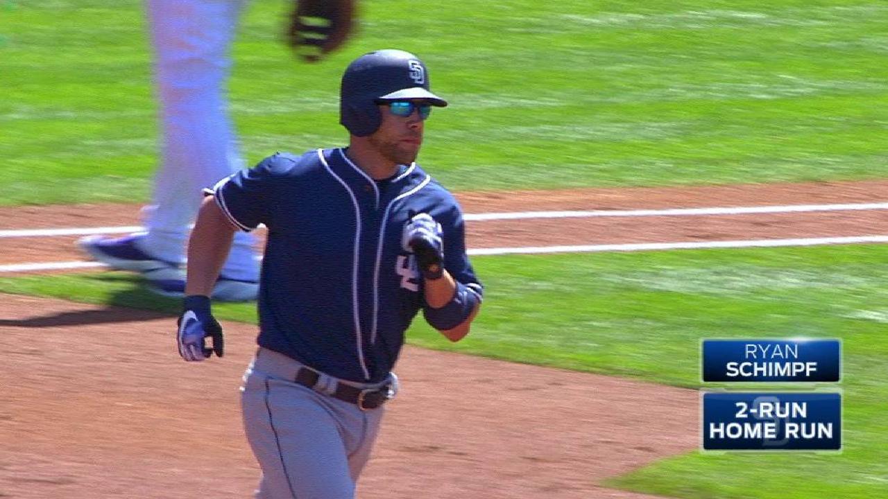 Schimpf's two-run homer