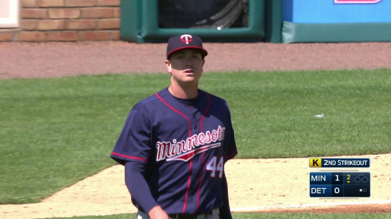 Gibson strikes out Martinez