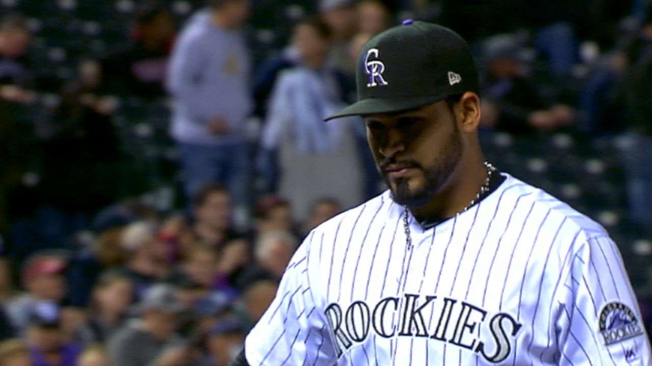 Senzatela earns first MLB win