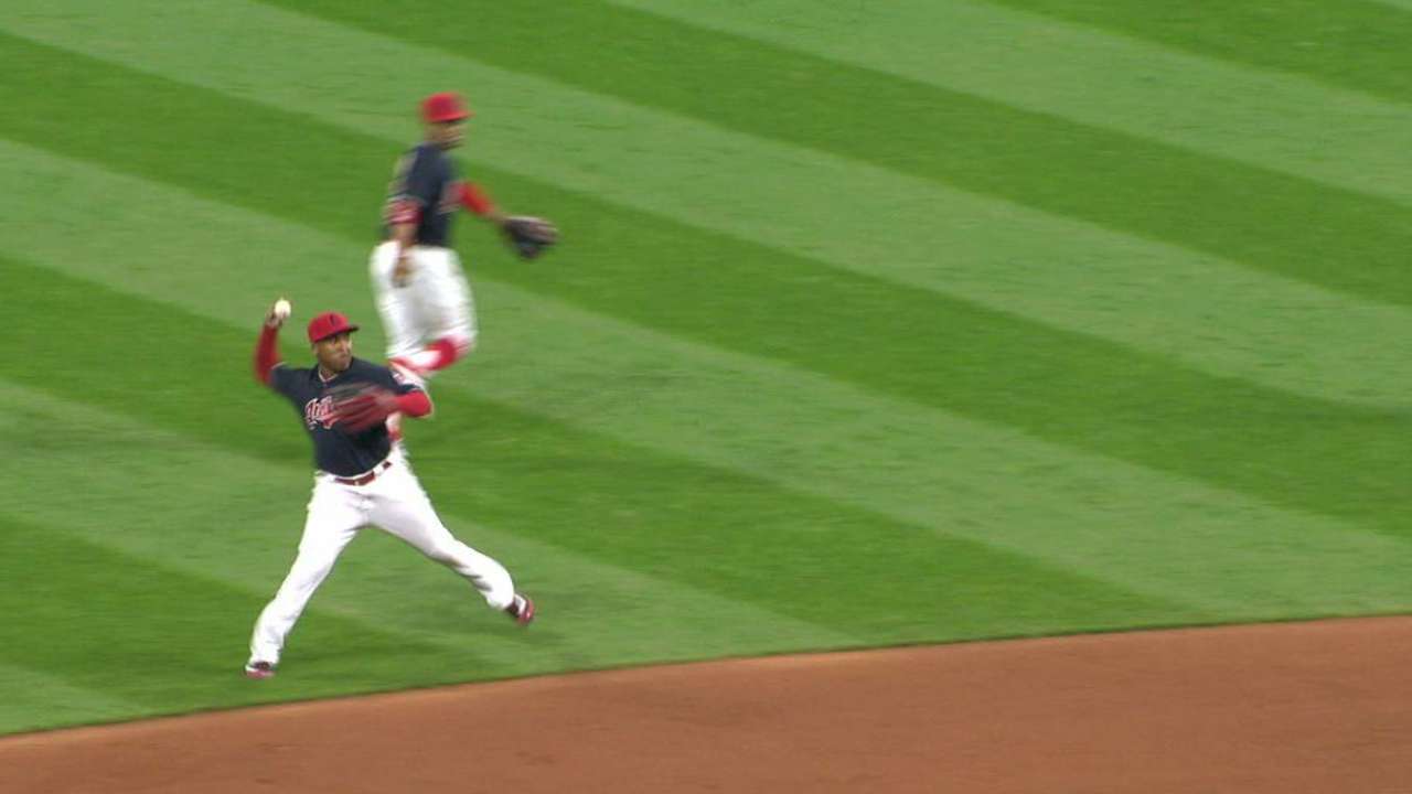 Ramirez's off-balance play