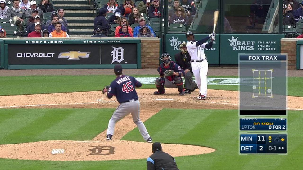 Upton's first home run of 2017