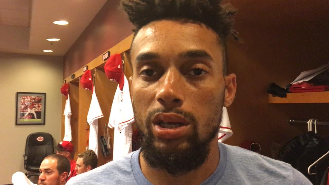 Reds visit HS to discuss Robinson's legacy