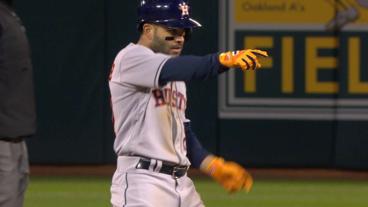 Altuve finding groove at plate