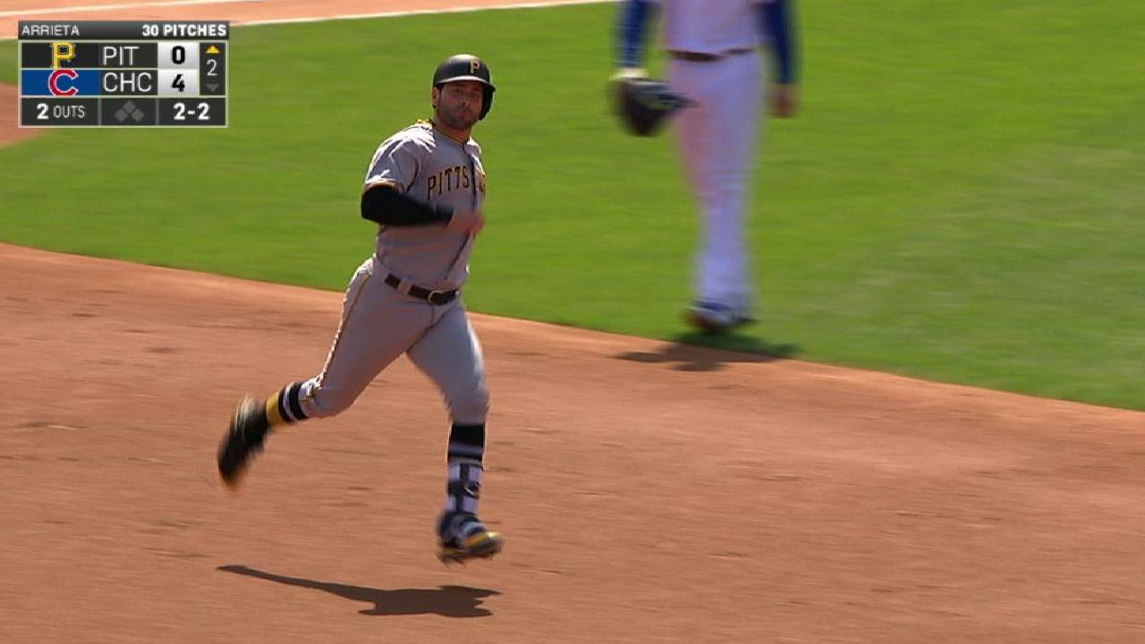 Piratas remontan en el 7mo para doblegar a los Cachorros