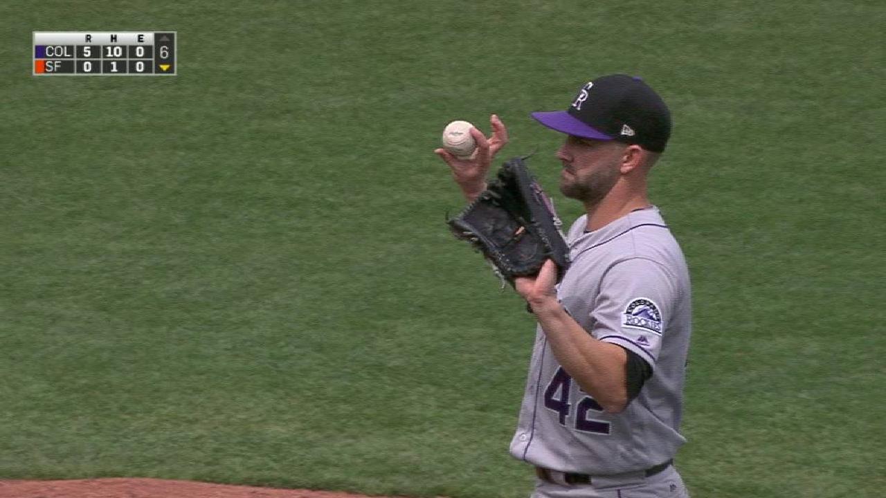 Los Rockies vencieron a Gigantes con blanqueo de Chatwood