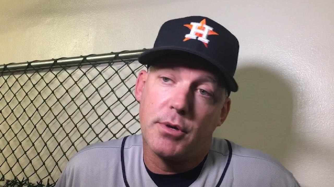 Hinch on Astros' comeback