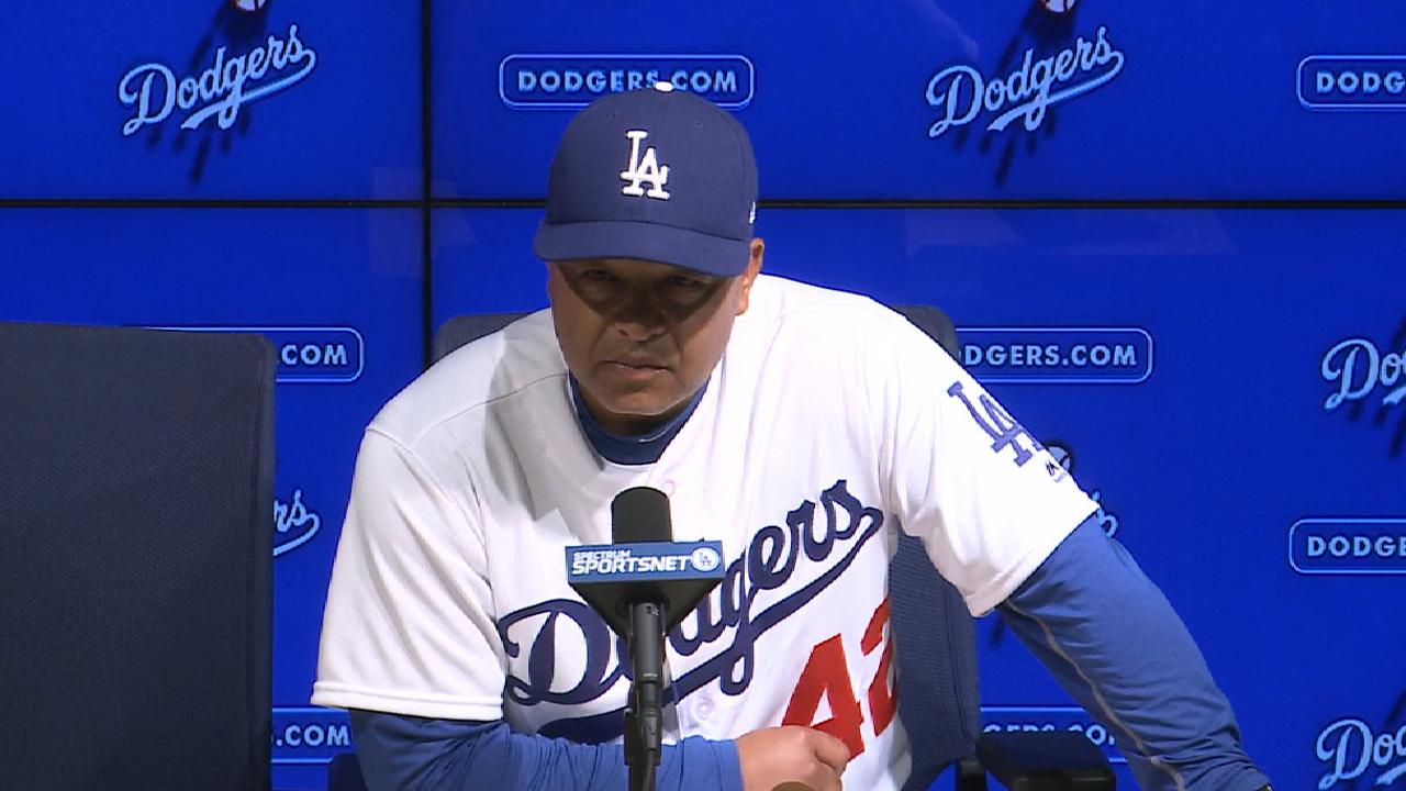 Roberts on win over the D-backs