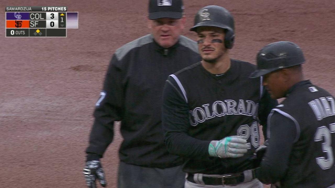 Arenado, Senzatela give Rox edge in win