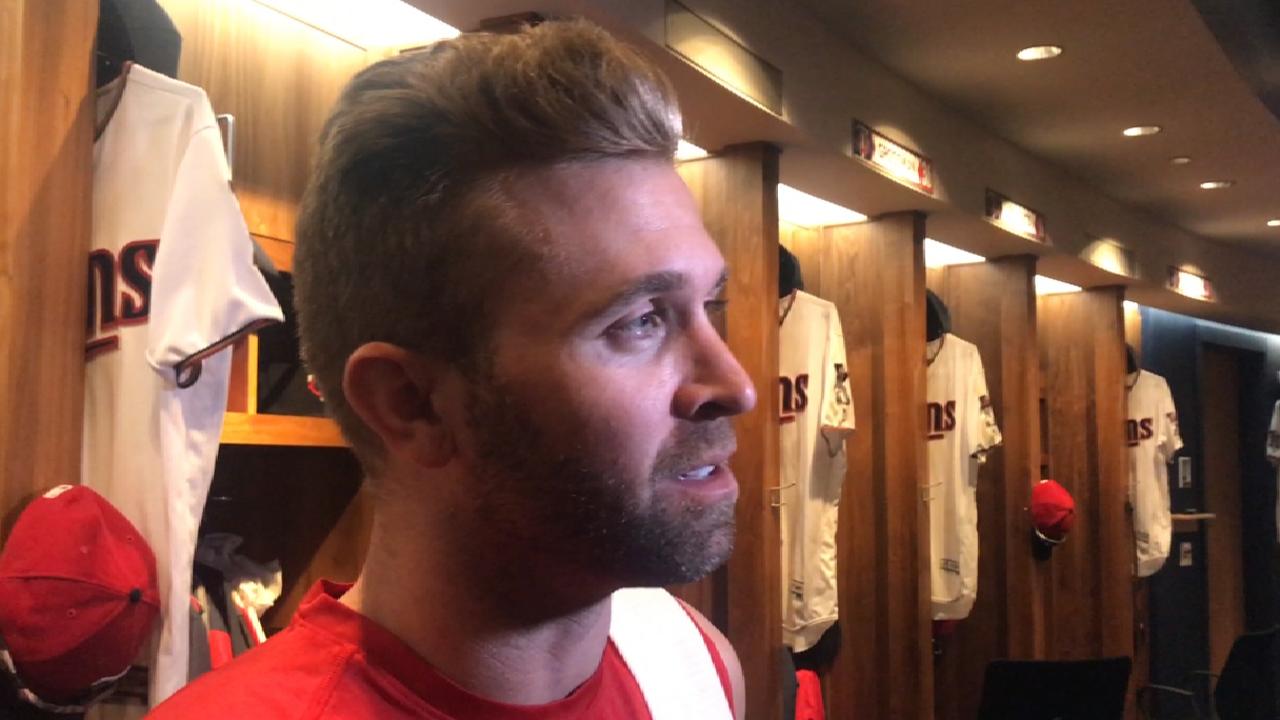 Dozier on his inside-the-park HR
