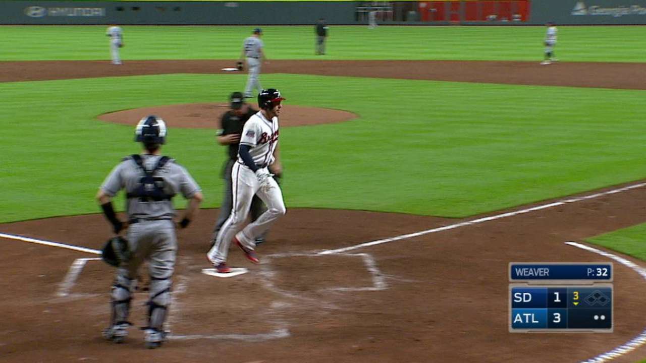 Freeman's two-run home run