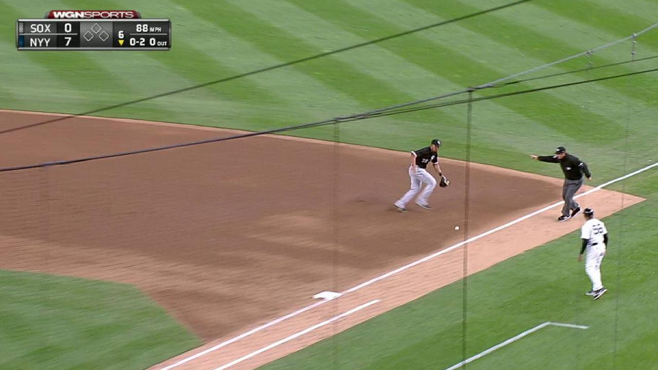 Abreu's backhanded flip