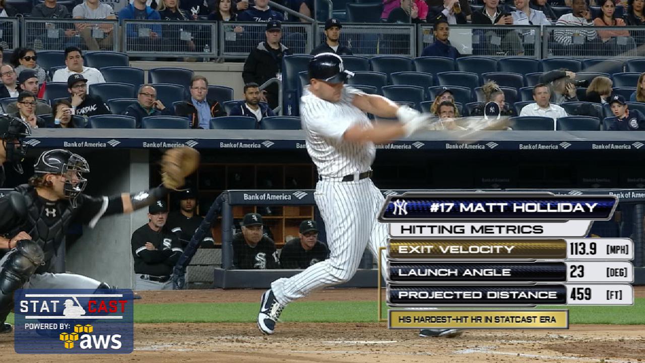 Statcast: Holliday's 459-ft. HR