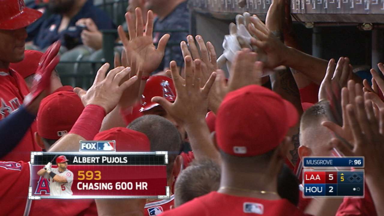 Radio Call: Pujols' 593rd homer