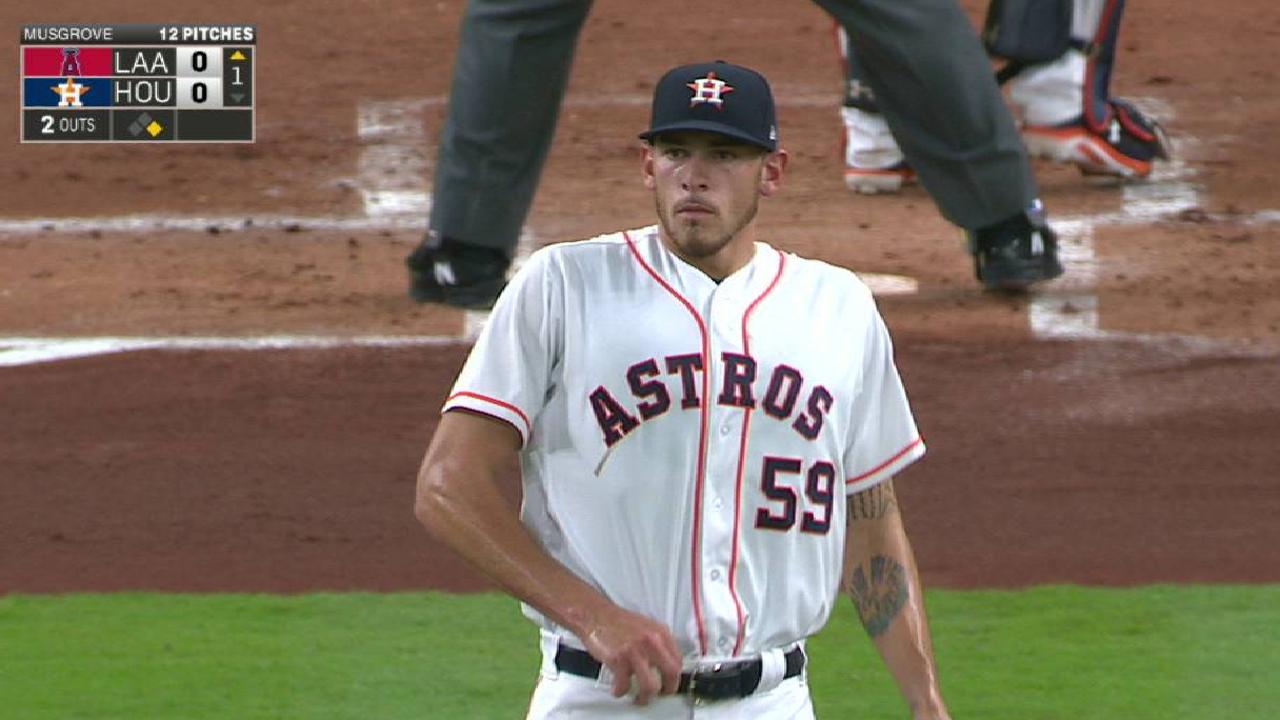 Musgrove, Astros eye efficiency later in game