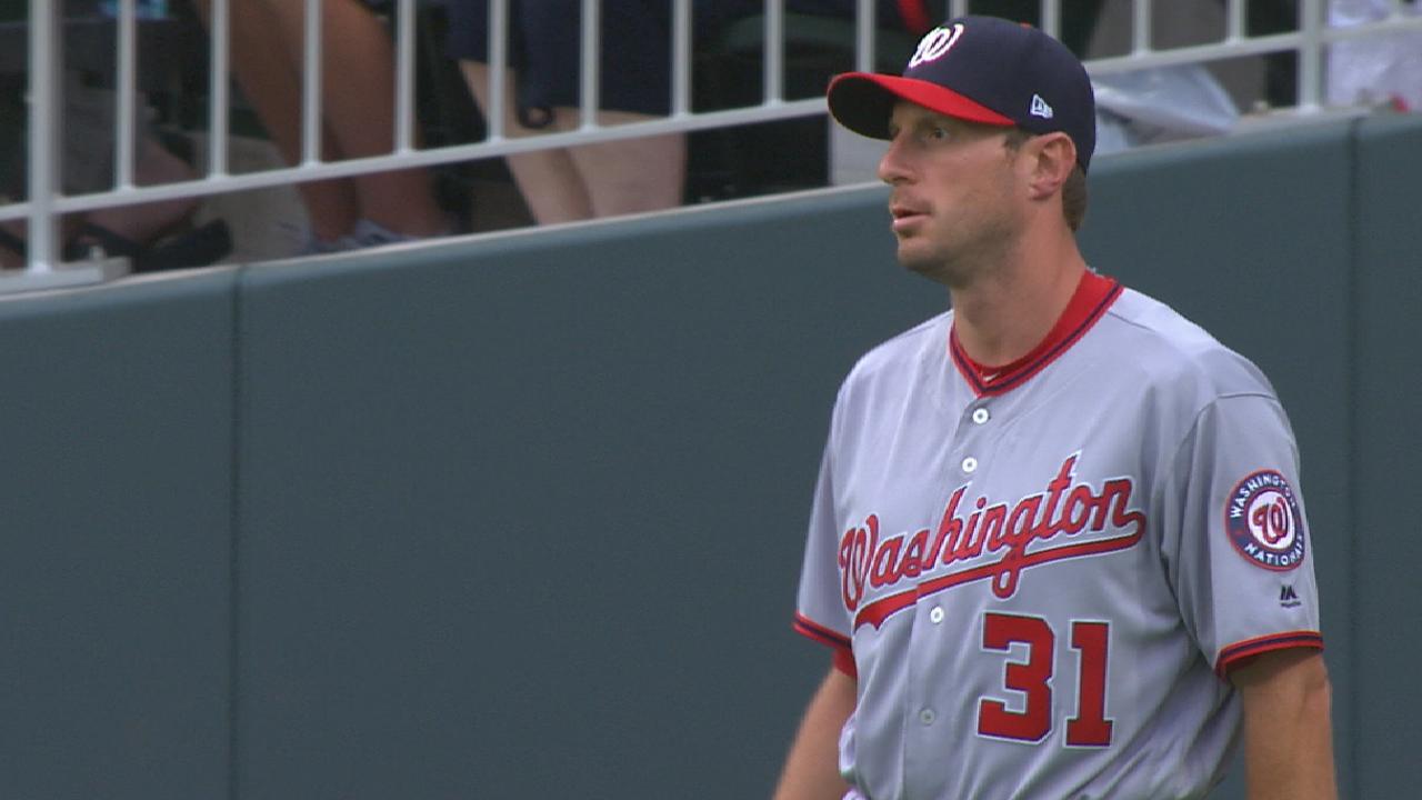 Scherzer y Nacionales bajan de la nube a Bravos en el SunTrust Park