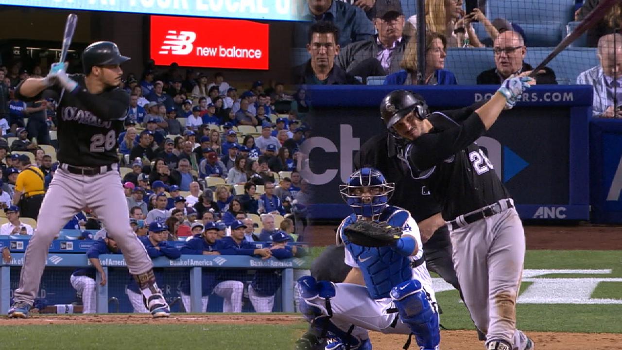 Arenado pegó dos jonrones en victoria de Rockies sobre Dodgers