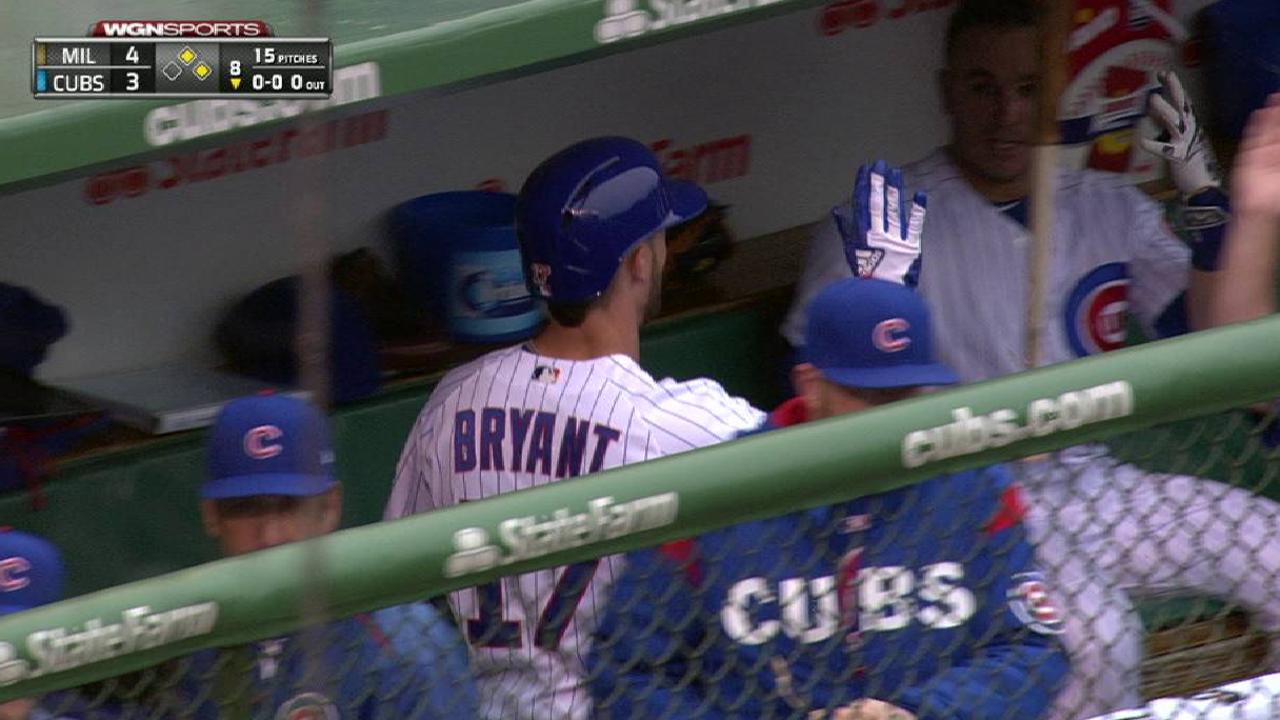 Russell's RBI bloop to right
