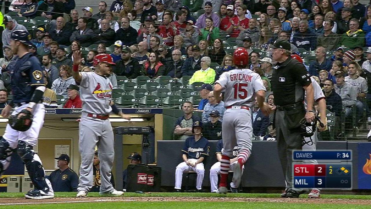 Wong's three-run triple