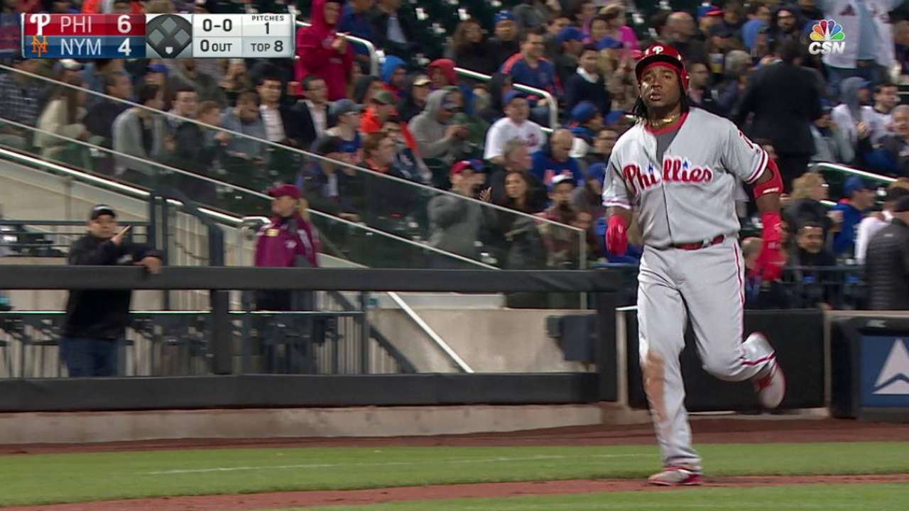 Franco despierta con el bate para guiar a los Filis sobre Mets