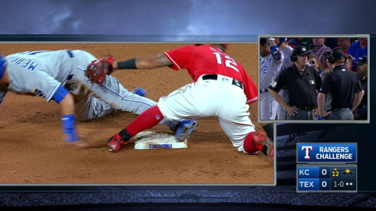Merrifield steals second