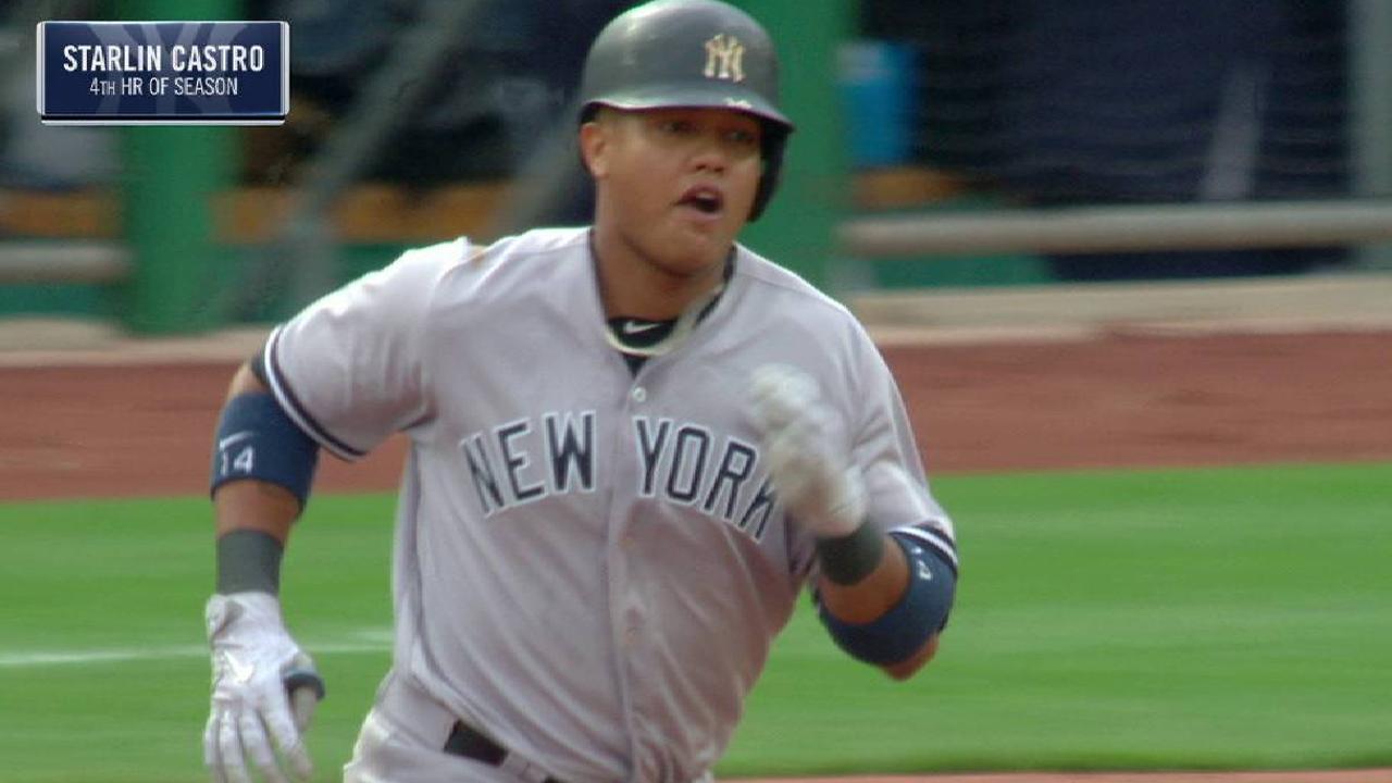 Castro sacudió jonrón de tres carreras en victoria de Yankees sobre Piratas