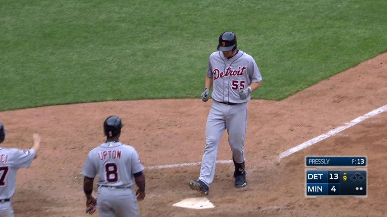 Hicks y Tigres le propinaron una paliza a los Mellizos