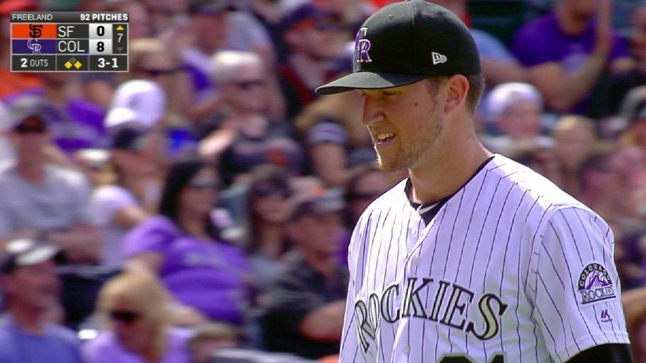 Freeland gets Nunez to fly out
